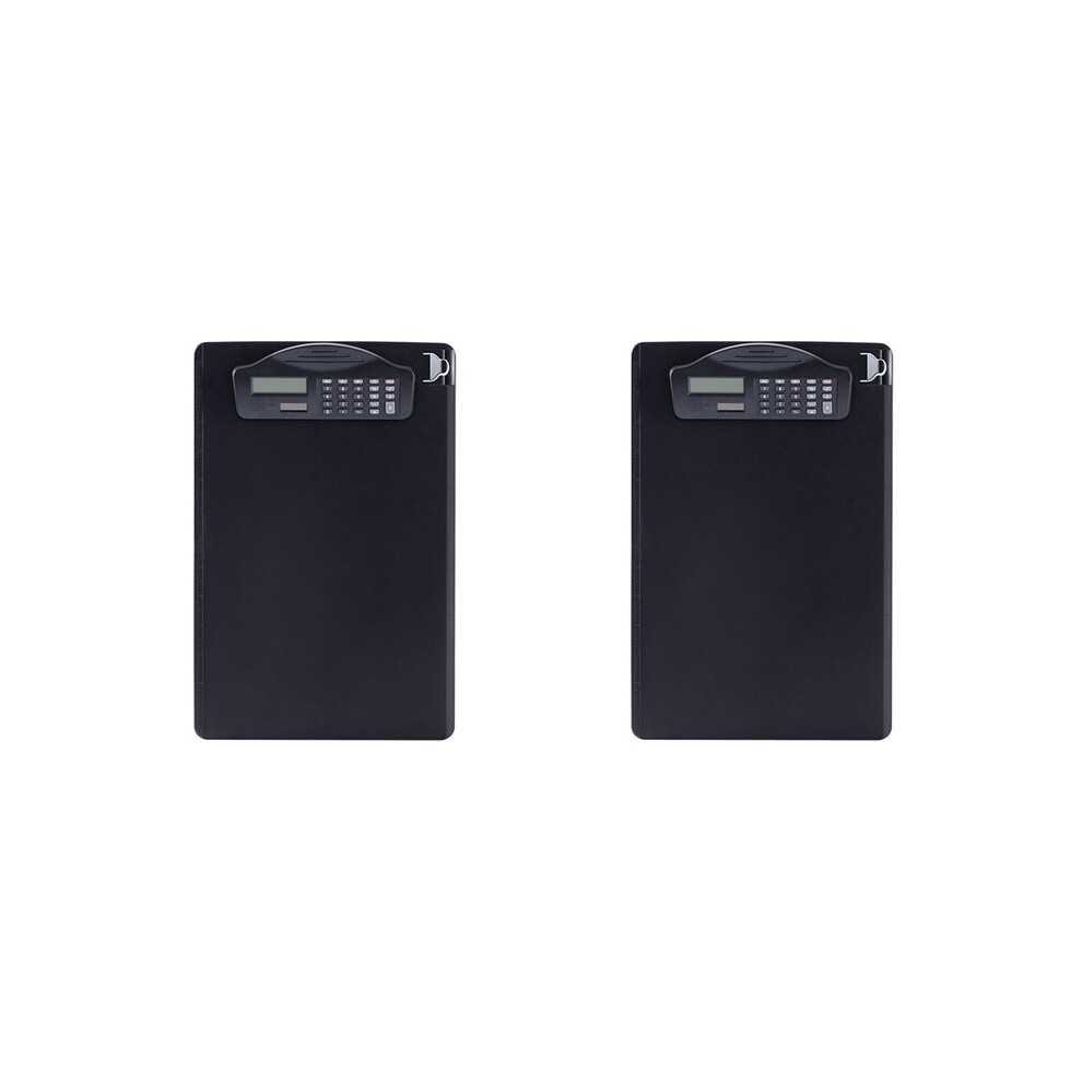 2X Multifunctional Clipboard With Binder Calculator Writing Pad Pen Slot & Scale For A4 Paper File Suitable 6032533591322