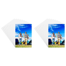 20 Stück Sublimations-Metallfoto-Rohling, Wärmeübertragungspapier, Bild-Sublimationsschild, Blanko, Aluminium-Fotoschild für Design-B