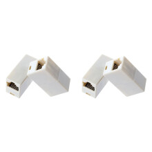 (4 Pack)RJ45 Coupler F-F Straight
