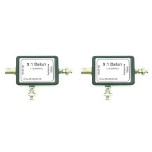 2X Nowy 9: 1 Balun Long  Antenna Konwerter Impedancji Balun 1.8-30MHz