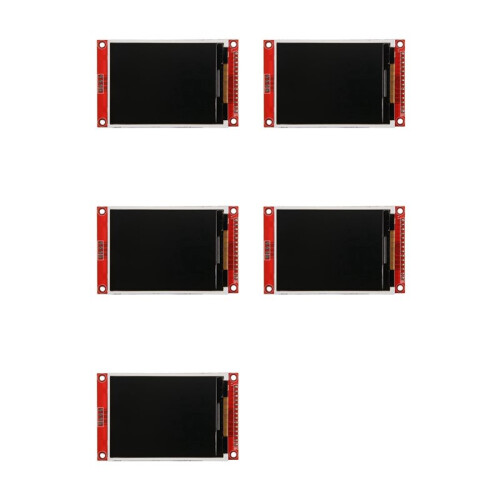 5X Painel de Toque LCD TFT SPI 240x320 de 2,8 Polegadas com Módulo de Porta Serial PBC ST7789V, Display Serial SPI de 2,8 Polegadas A