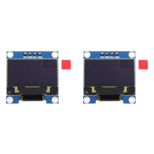 2X for Raspberry Pi 0.96 Inch OLED I2C SSD 4Pin Module LCD Screen Display CPU Temperature for  STM32