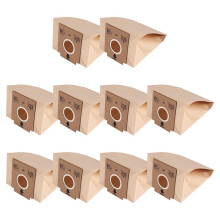 10 Pcs Vacuum Cleaner Paper Dust Bags Dual Filter Dust Bag Fit for Z1480 ZW1200-211 ZC1120B ZC1120R ZC1120Y ZMO1510 ZMO1511 ZMO1530 ZMO1550