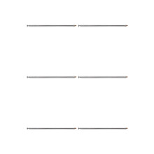 6 Pz 98cm 38.5 Pollice 7 Sezioni Telescopiche Antenna di Ricambio per FM Radio TV