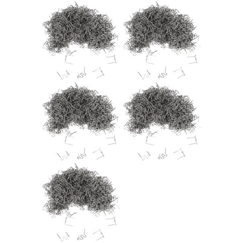 5000Pcs 0.6mm S Wave Staples for Car Bumper Bodywork Plastic Stapler Repair Kit 0.6mm Wave Staples Soldering Tools 1