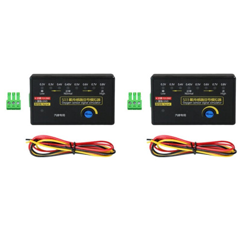 2X New S03 Oxygen Sensor  Type Automobile Oxygen Sensor Signal Simulator,Simulate Four-Wire Oxygen Sensor Signal