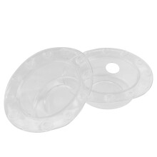 2 Pack Bathtub Overflow Drain Cover Suction Cup Seal Bathtub Stopper for Deeper Bath for Bathroom Overflow Drains