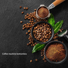 Coffee Bottomless for EC680/EC685 Filter 51MM Stainless Steel Replacement Filter Basket Coffee Accessories