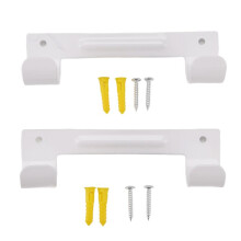 2Pack BüGelbrettbüGel, WandbüGelbretthalter für WaschräUme (Weiß)