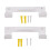 2Pack Ironing Board Hanger,Wall Mounted Ironing Board Holder for Laundry Rooms (White) 1