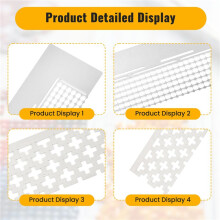 2Pcs 5D Diamond Painting Ruler Tool and 1Pc Diamond Painting Fix Tools DIY Diamond Painting Ruler for Diamond Painting