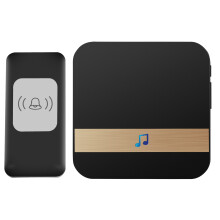 Remote Wireless Doorbell 300M Long Distance Automatic Call Bell Intelligent Electronic Waterproof Bells Home Accessories(Us Plug)
