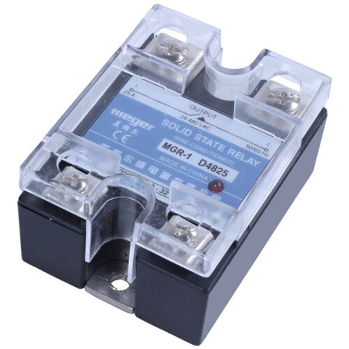 8X MGR-1 D4825 Single-Phase Solid State Relay SSR 25A  3-32 V AC 24-480 V 1