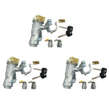 3X Zündschloss Kern Zündschloss Lenkschloss + Türschloss mit 6 Schlüsseln Set für Hilux 1997-2005