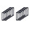 36 Pcs Single Gang (1-Gang) Low Voltage Wallplate Mounting Bracket - Black 2