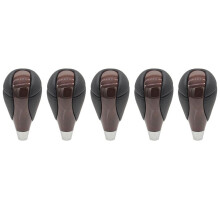 5X Car Automatic Gear Shift Stick Knob Shifter for ES300 IS250 LS400 Estima Matrix Hilux Brown Wood