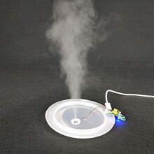 Paquete de 20 Discos de Cerámica para Nebulizador Ultrasónico de 20 mm con Alambre y Anillo de Sellado