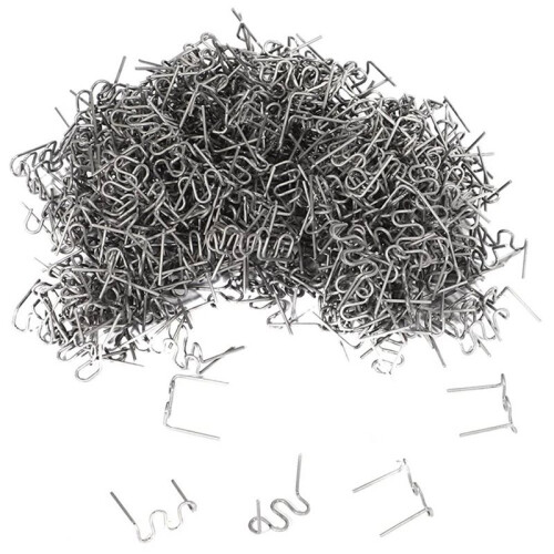 5000Pcs 0.6mm S Wave Staples for Car Bumper Bodywork Plastic Stapler Repair Kit 0.6mm Wave Staples Soldering Tools 2