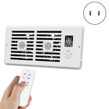 3X Register Booster Fan 4x10Inch Heating Cooling Vent Fan Remote Control Thermostat Control US Plug
