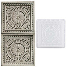 2X Concrete Mold Square DIY Paving Plastic Mold Simulation Concrete Brick Landscape Pedal Stone Garden Road Mold