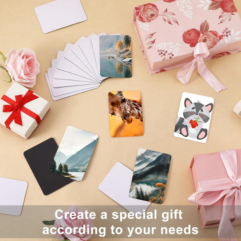 120 Pcs Sublimation Magnets Blank 3.5 X 2.3 Inch Personalized Fridge Refrigerator Magnets Blanksc For Kitchen Decorative 6032767868115