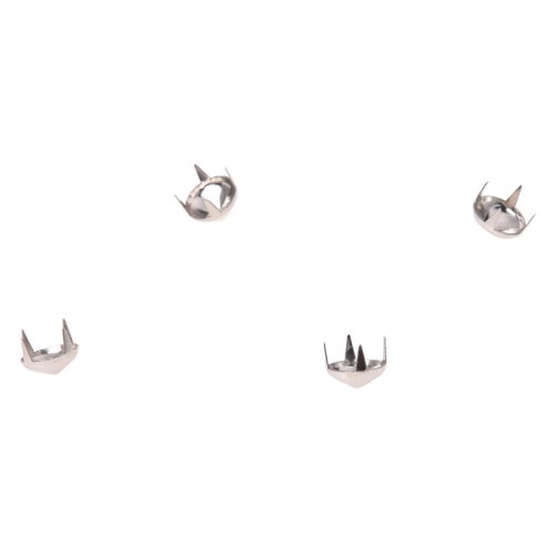 1000 Silver Copper Round Cone Rivet Spike Studs Spots DIY Rock Punk 8mm 2