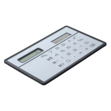 3X Solar Power Credit Card Sized Pocket Calculator