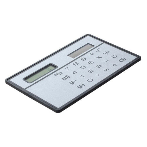 3X Solar Power Credit Card Sized Pocket Calculator 2