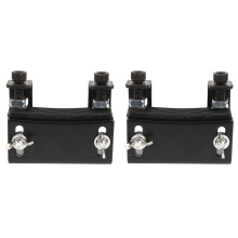 2X Drum Booster Elektronisches Drum-Pad E-Drum E-Lifter Drum-Pedalständer Bass Drum-Plattform-Lifter (Schwarz)