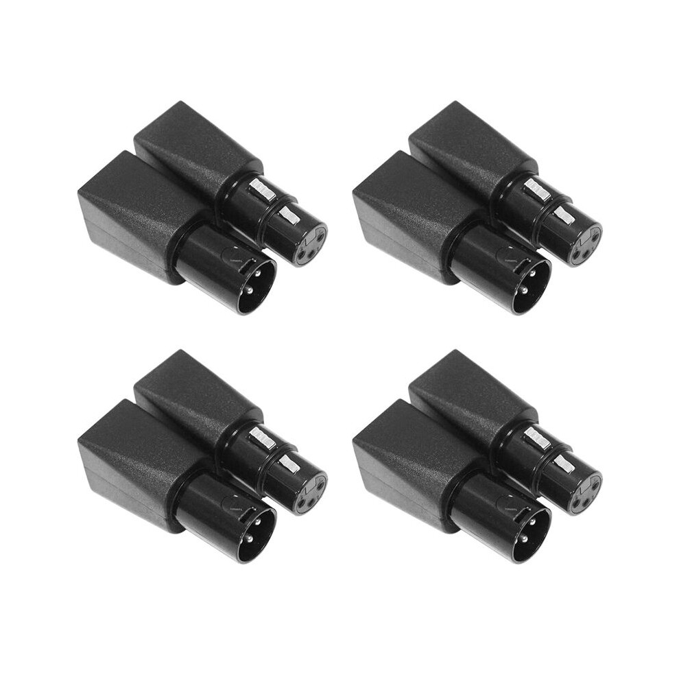 8X Dmx To Rj45 Connector Rj45 Ethernet To 3 Pin Xlr Dmx Female & Male Adapter Sets (3Pin 1Pair) 6032689495581