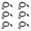 6X GM861 USB-Interface 1D/2D Barcode QR-Code Barcodescannermodule Roestvrijstalen Draad met Invullicht 1
