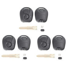 3X 2 Przyciski Obudowa Pilota z Kluczem do  Actyon Kyron Rexton Uncut Blade Brelok do Kluczyka Wymiana Obudowy, A
