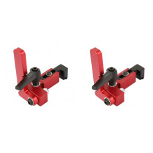 2X Führungsschienenanschlag für T-Nut-T-Schienen, Gehrungsschienenanschlag Typ 75 Aus Legiertem Stahl, Hochpräziser T-Nut-Gleitstopper