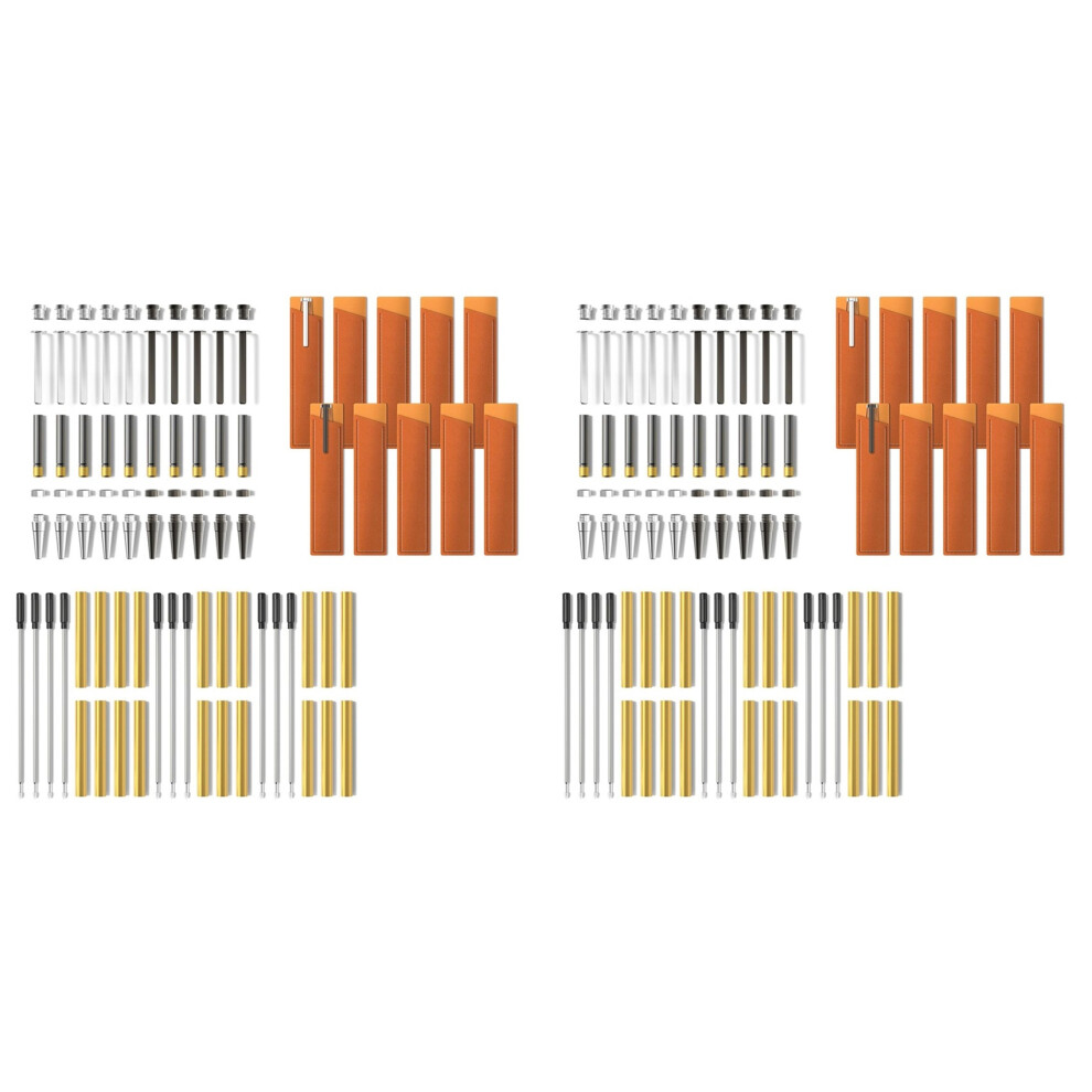 Pen Kits For Woodturning 20 Pack 20 Pen With Black Ink Ballpoint Slimline Rollerball Turning Supplies Twist Set 6031657118743