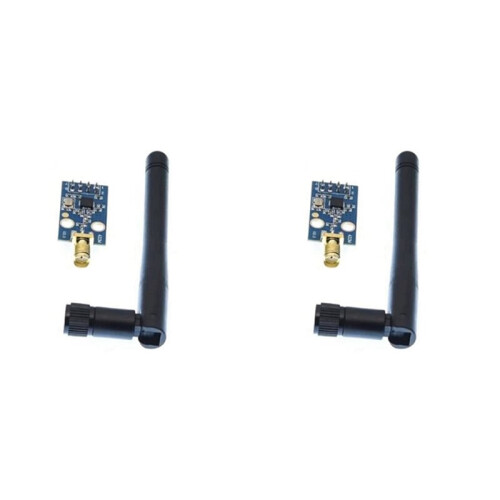 2X Modulo Transceiver Wireless CC1101 con Antenna SMA Modulo Transceiver Wireless per 433MHZ Migliora il Segnale