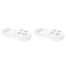 2X the Toothbrush Holder for OralB IO3 IO4 IO5 IO6 Electric Toothbrush Rack EB17 Brush Storage Bracket White