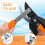 2X 2 Double-Sided Diamond Knife Sharpener/2 Retractable Diamond Sharpening Rod,Blade Sharpener Stone Pocket 5