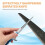 2X 2 Double-Sided Diamond Knife Sharpener/2 Retractable Diamond Sharpening Rod,Blade Sharpener Stone Pocket 7