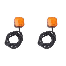 2X LKW-LED-Seitenmarkierungsleuchte für  TGM TGA TGX Signallampe Ersetzt 81252606101 81252606097