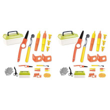 Cardboard Tools for Kids with Cutter &Tool Box, 300 PCS Cardboard Construction Kit for Family & Team Activities