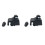 2X Sun Visor Support Retainer Sun Visor Clip Hook Bracket 4L0859561 for  Cayenne    Q7 Black 1