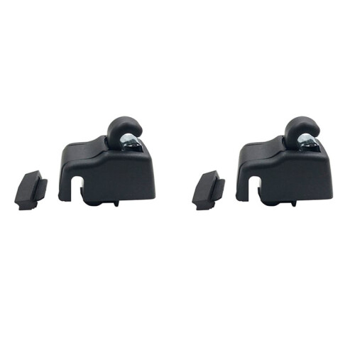 2X Sun Visor Support Retainer Sun Visor Clip Hook Bracket 4L0859561 for  Cayenne    Q7 Black