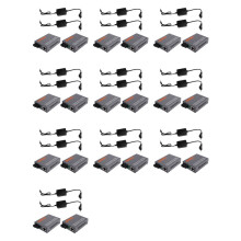 10X Gigabit Fiber Optical Media Converter HTB-GS-03AB 1000Mbps Single Mode Single Fiber External Power Supply EU PLUG