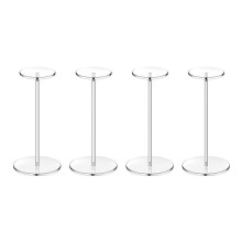 4 Sets Acrylic Hat Stand Clear Pedestal Display Stand Baseball Hat Racks Round Acrylic Risers for Display Hat