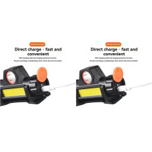 2X USB Rechargeable Led Headlamp Super Bright 18650 Built-in Battery Headlight Portable Flashlight Fishing Lantern