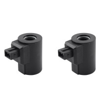 2X 24V/17W Solenoid Valve Coil 280239 10333044 for Liebherr Bucher