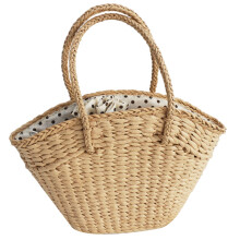 Borsa da Donna Borsa un Tracolla da Donna nel Vimini Borsa un Tracolla da Spiaggia Borsa nel Paglia Intrecciata Portafoglio Portatile di