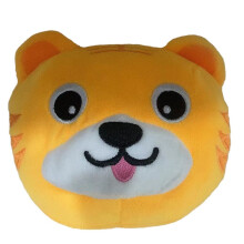 Brinquedos Interativos Pelúcia para Animais Estimação em Movimento Ativo, Brinquedo Bola Cachorro Movimento, Brinquedo Eletrônico Pelúcia com Som
