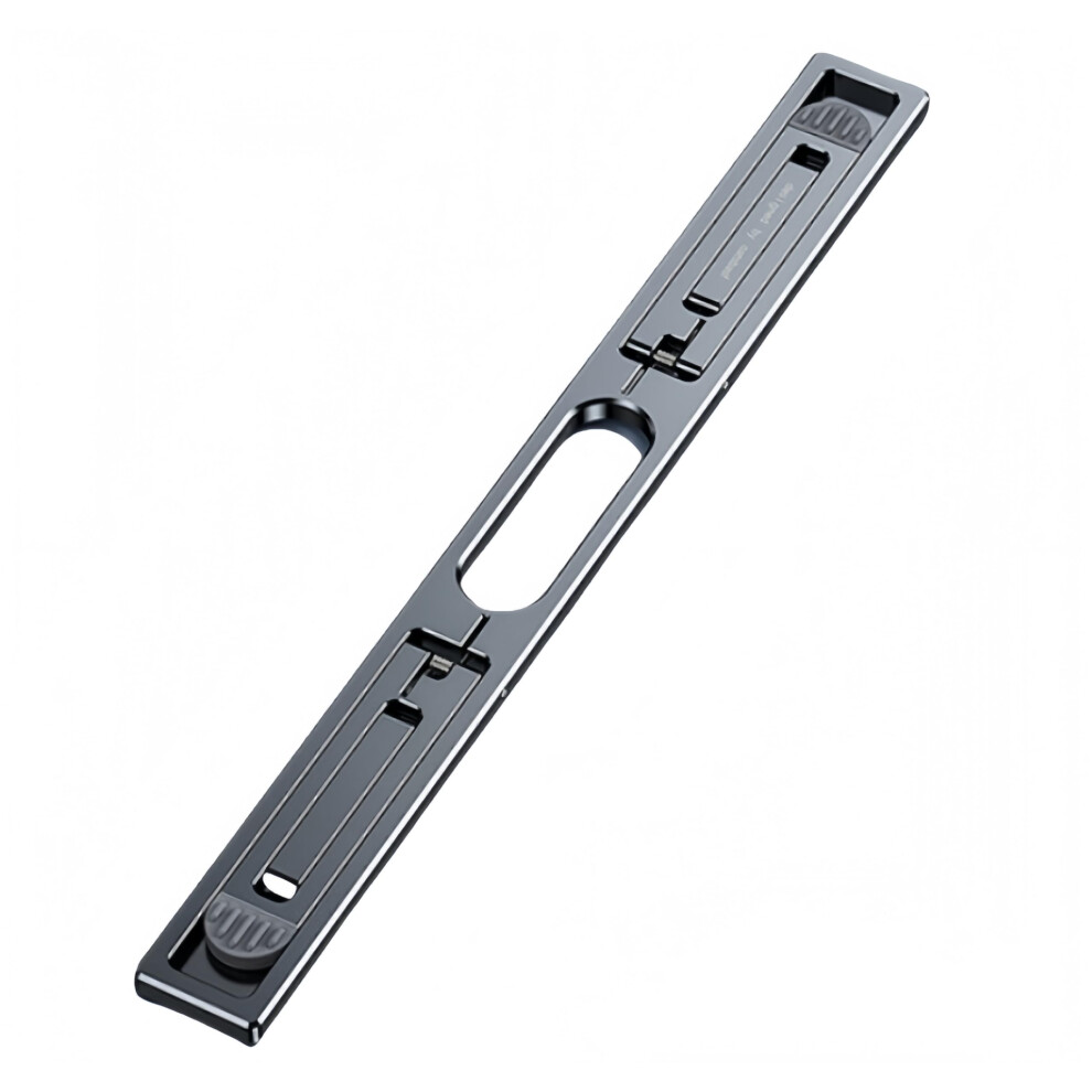 Adjustable Laptop Stand Foldable Aluminum Riser With 4Level Height For Desk And Travel Grey 9092120774054