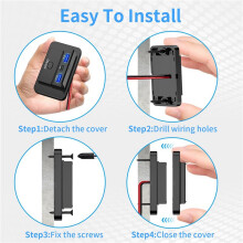 3X 66W 12V Charger Panel Wall Mount QC3.0+PD3.0+QC3.0 USB Outlet Charger Socket Power Outlet for Car Marine Bus RV Truck